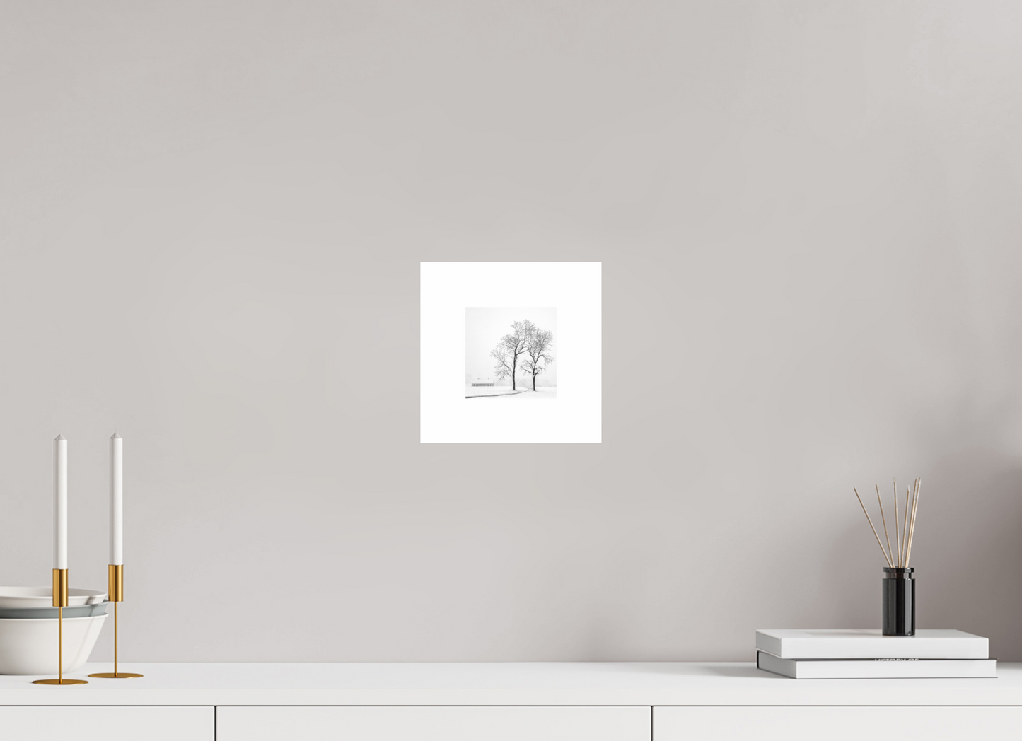 Two Trees and a Barn