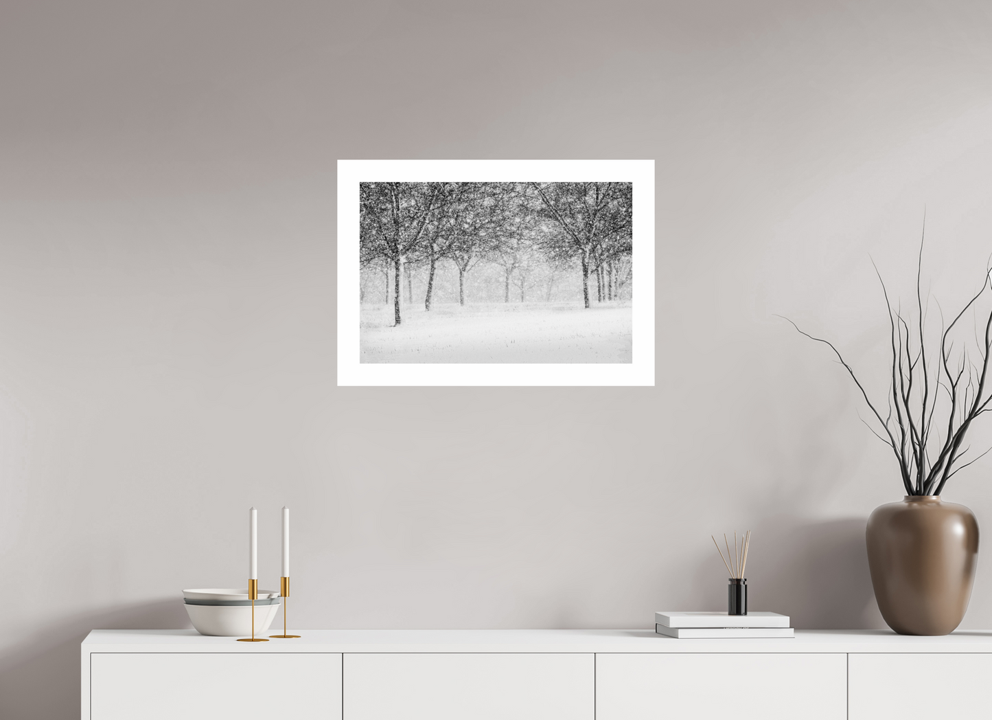 Snowy Orchard 1