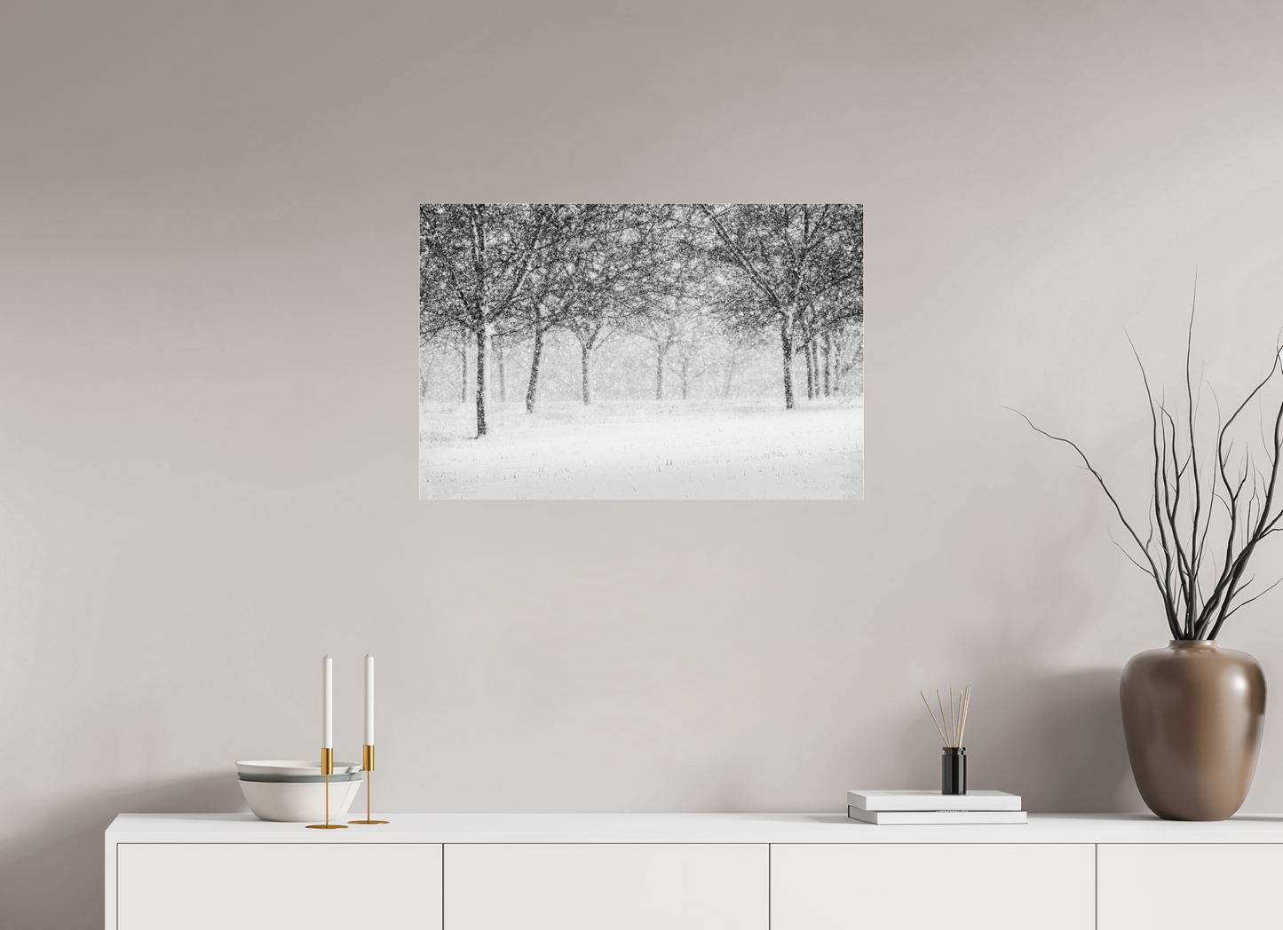 Snowy Orchard 1